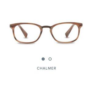 Warby Parker Women's Chalmer RX Glasses in Striped Beach Size 49-20-145